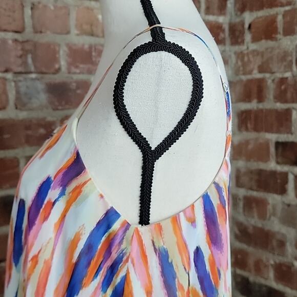 Bar III Sleeveless High-low Mulitcolor Sundress Large - Picture 6 of 12